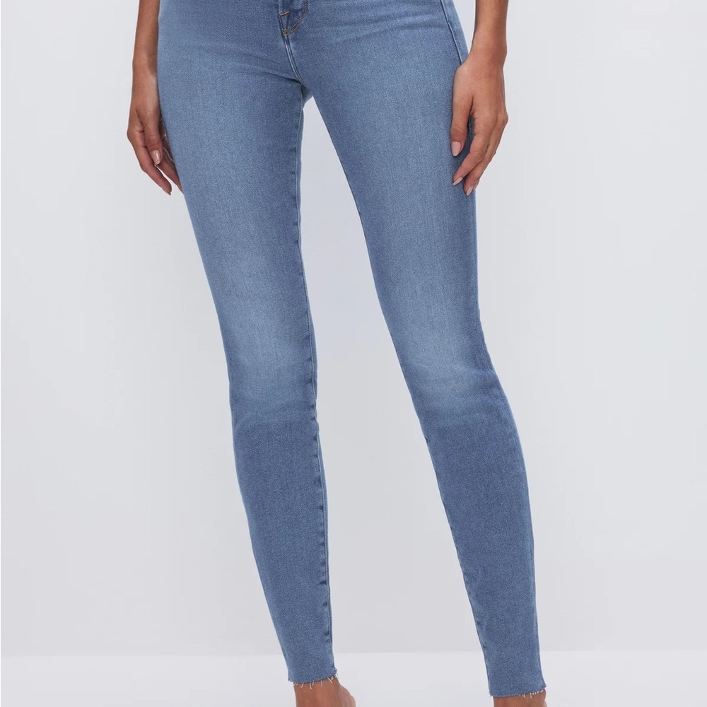 Good American Women's Blue Skinny Jeans